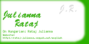 julianna rataj business card